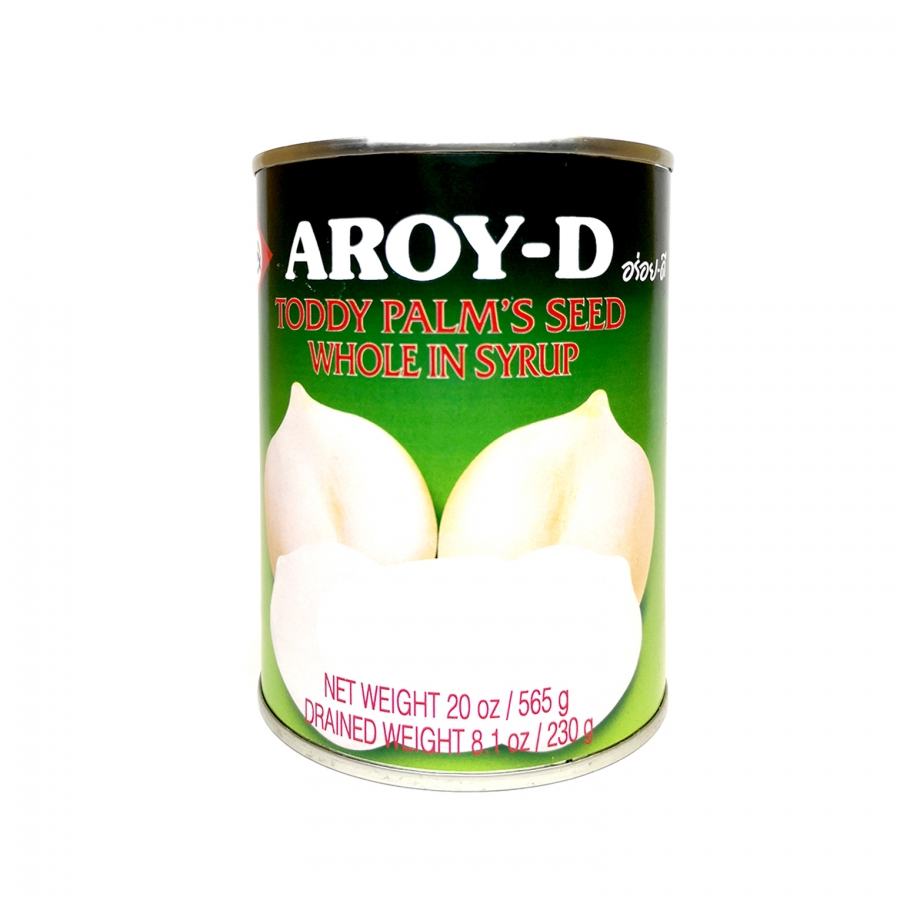 AROY D 糖水白玉丹 整 625g | AROY D Palm Seeds in Syrup 625g