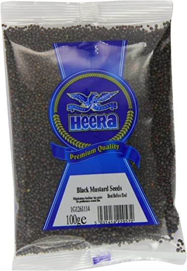 Heera 黑芥末籽100g | HEERA Black Mustard Seeds 100g
