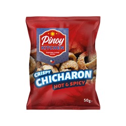 Pinoy kithchen 辣味 炸猪皮 50g | Pinoy Kitchen Chicharon Hot Chili Fla 50g