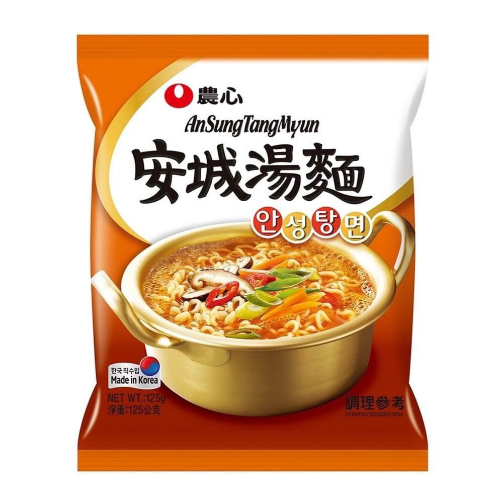 农心 安城汤面 125g | NongShim Instant noodles Ansung Tangmyon 125g