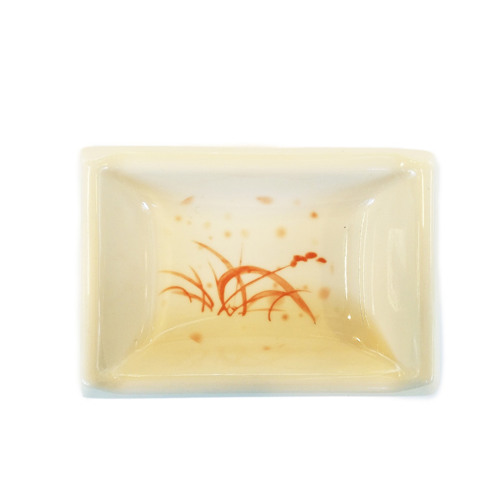 密胺3.7''日式味碟 秋草 046 | Melamine 3.7'' Sauce Dish Autumn Grass 046