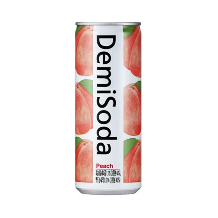 韩国桃子苏打水 250ml | Korean Demisoda Peach 250ml