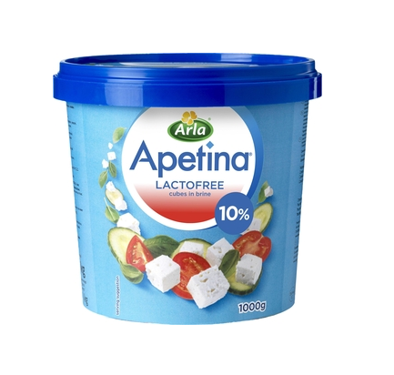 Arla APETINA 无乳糖 新鲜白芝士块 1Kg | ARLA APETINA 1KG LACTF 10% CUBES 1 Kg