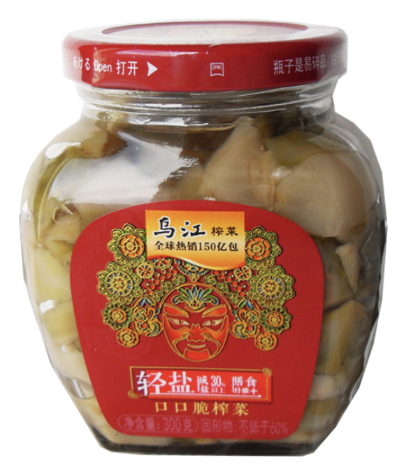 乌江 下饭菜 口口脆榨菜 300g | CN WUJIANG Crisp Mustard Tuber 300g