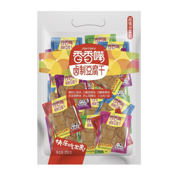 XXZ Dried Tofu Mix Flavor 350g | 香香嘴 卤制豆腐干 六味混合装 350g