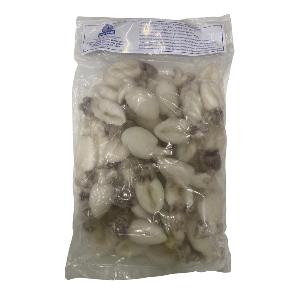 Star Pride Baby Cuttlefish 40/60 1kg (net 800g) | SP 墨鱼仔 40/60 1kg (800g)