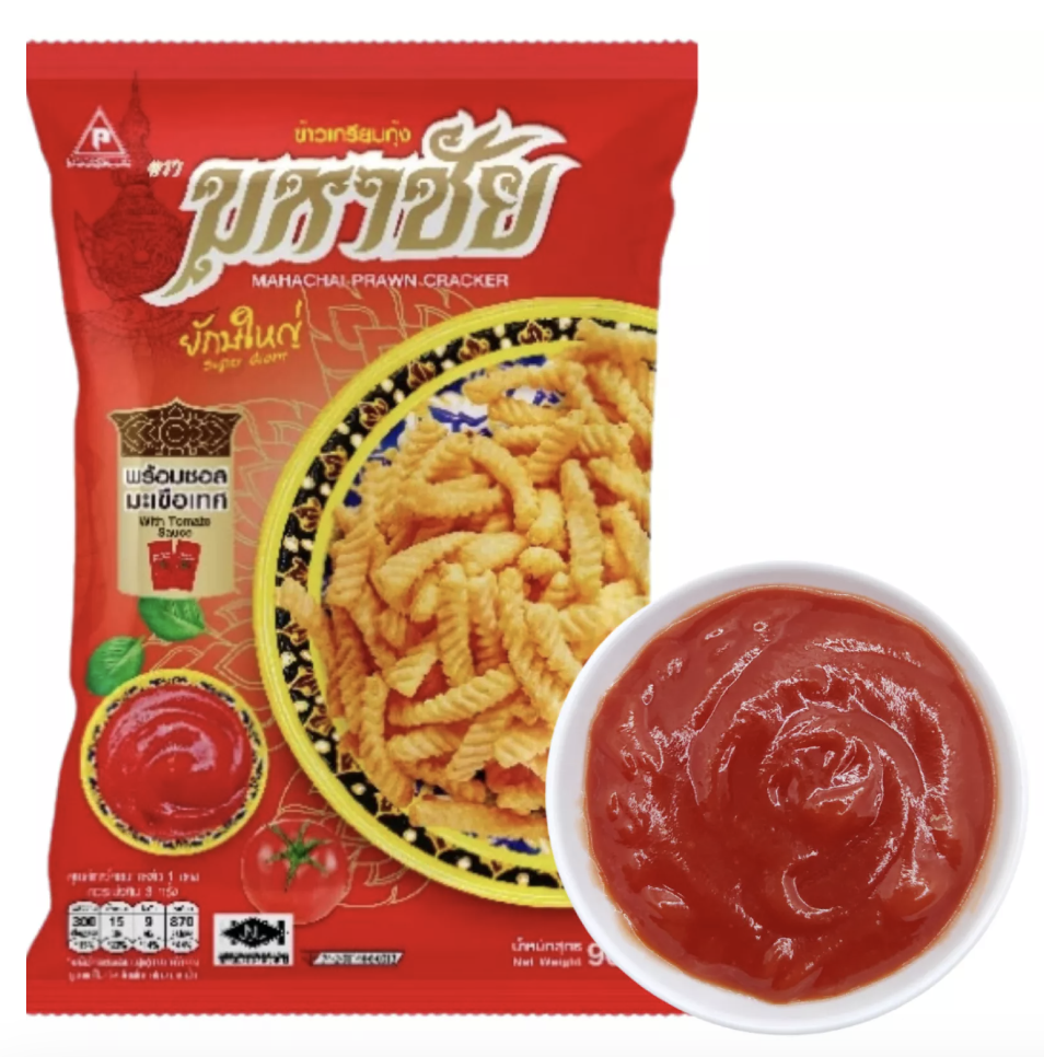 MAHACHAI 虾条 含番茄酱 90g | MAHACHAI Crispy Cracker With Tomato Sauce 90g