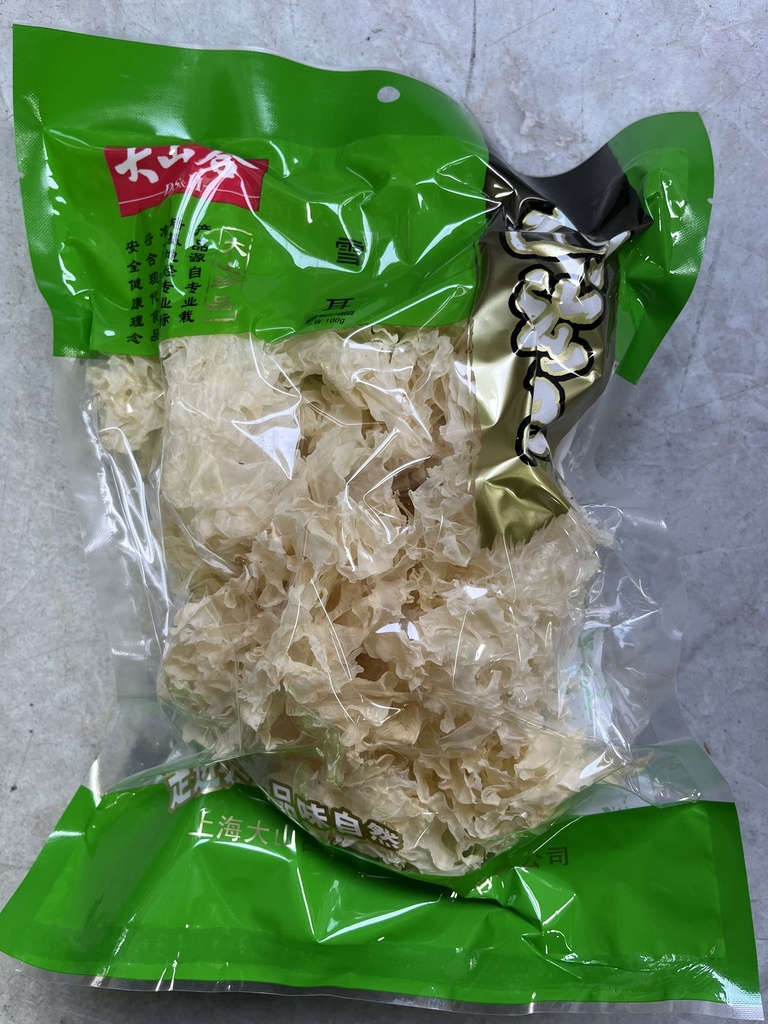 DSH Cut flower white fungus 100g | 大山合 剪花银耳 100g