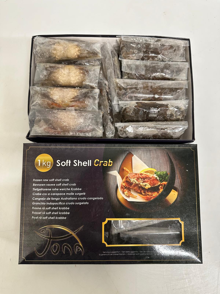 JONA Soft Shell Crab 18pcs 1kg/PKT | JONA 软壳蟹 18pcs 1kg