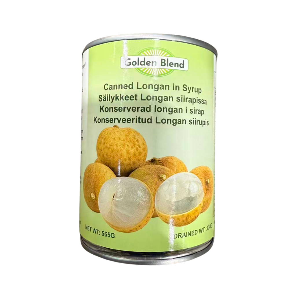 Golden Blend Canned Longan in syrup 565g | Golden Blend 糖水龙眼罐头 565g