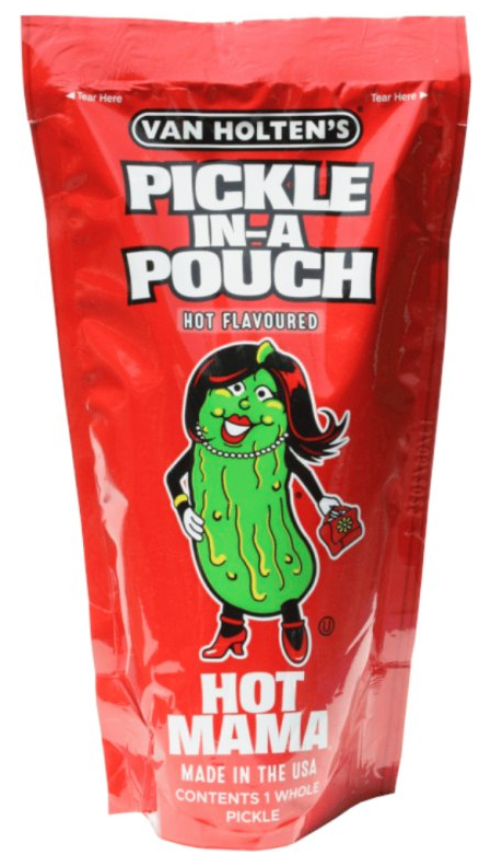 VAN HOLTEN'S Hot Mama Pickle In-A Pouch Hot Flavor 306g | VAN HOLTEN'S  辣妈泡菜 辣味 袋装 306g