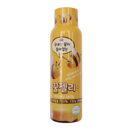 BESMILE Honey Jelly Original and Strawberry Flavor 110g | BESMILE 蜂蜜果冻 草莓味 原味 110g