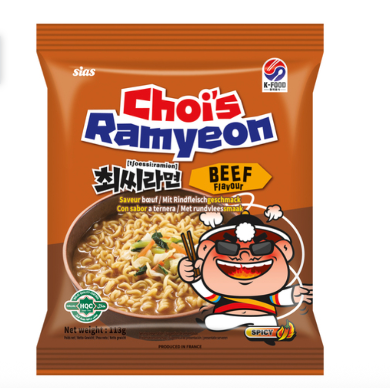 Choi's Instant Noodles Beef Flavor 113g | Choi's 方便面 牛肉味 113g