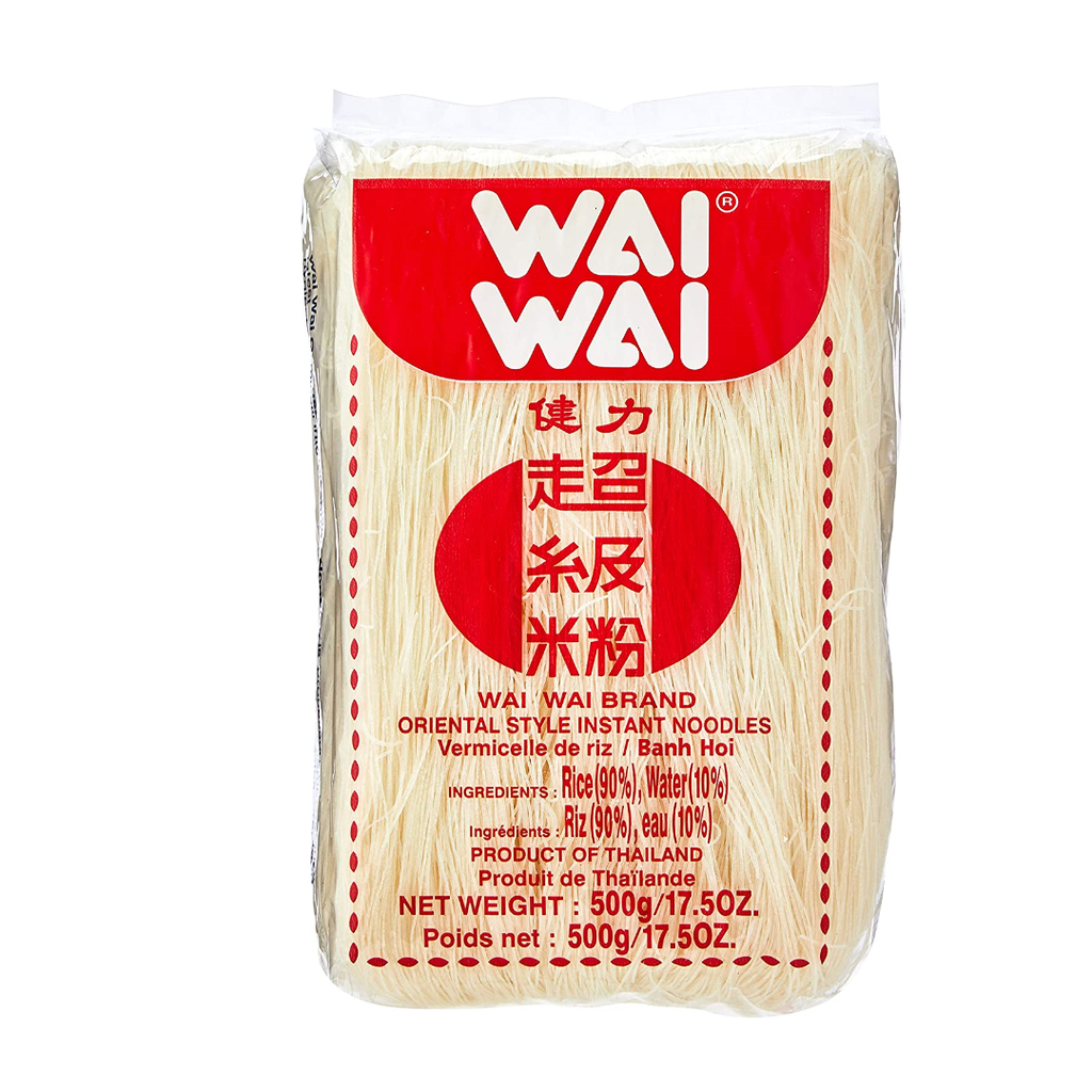 Wai Wai 健力米粉 500g | Wai Wai Oriental Style Rice Vermicelli 500g