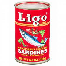 [41611] LIGO 番茄沙丁鱼罐头 辣 155g | LIGO Sardines In Tomato Sauce Chili 155g