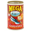 MEGA Sardines In Tomato Chilli Sauce ADDED155g | MEGA 番茄沙丁鱼罐头 油 155g