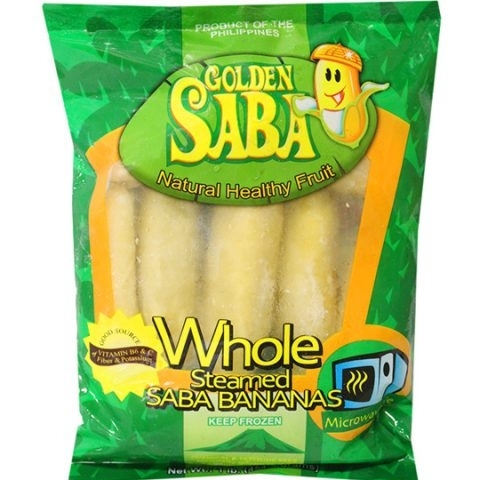 [80397] 冰香蕉 454g | GOLDEN SABA Steamed Whole Banana 454g