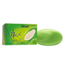 [97155] Silka Papaya Whitening Herbal Soap 135g | Silka Pagaya美白草药肥皂135g
