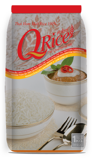 [30893] Q RICE Thai Hom Mali Jasmine Rice 1Kg | Q RICE 茉莉整米 1kg