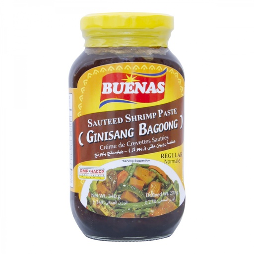 [20257] BUENAS Sauteed Shrimp Fry (Bagoong) Regular 340g