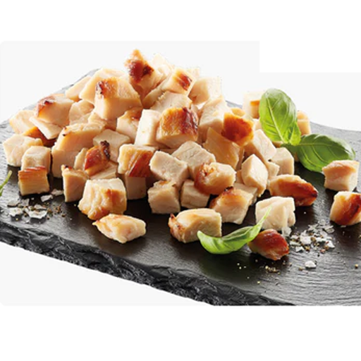 [80946] 冰冻烤鸡丁 10kg/箱 | Frozen roasted chicken dices 12mm 2.5kg*4 / CTN