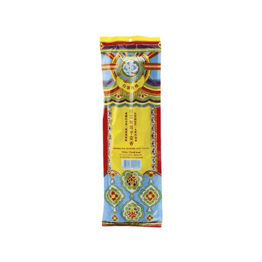 [90076] White Cloud Unscented Incense Sticks 30,5cm | 白云 无烟线香 30.5cm