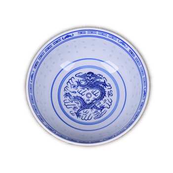 [70079] Blue grain bowl 8 inch(20cm) | 青花瓷碗 8寸[20厘米]