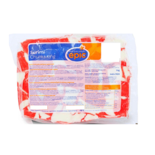 [80894] Epic Surimi chunks red 1kg | Epic 蟹肉块 1kg