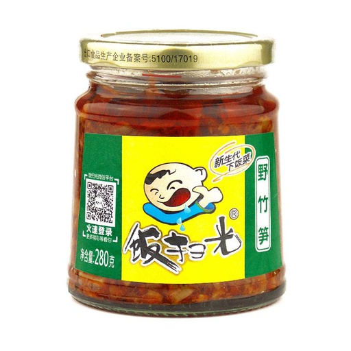 [30146] 饭扫光 野竹笋 280g | FSG Preserved Bamboo Shoot 280g