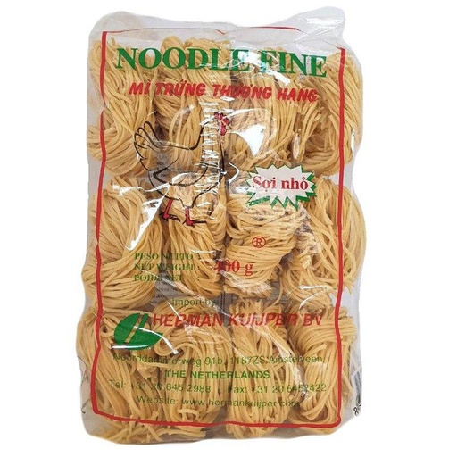 [30793] VN 越南蛋面 细 400g | VN Egg Noodle Thin Mi Trung thuong hang 400g