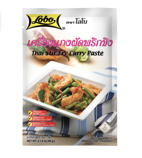 [40717] LOBO Thai Stir-Fry Curry Paste 60g | LOBO 泰式炒咖喱酱 60g