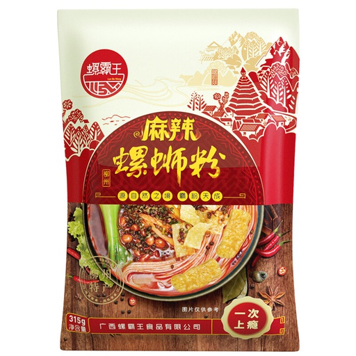 [30440] CN LBW Hot River Snail Noodles 315g | 螺霸王 麻辣螺蛳粉 315g