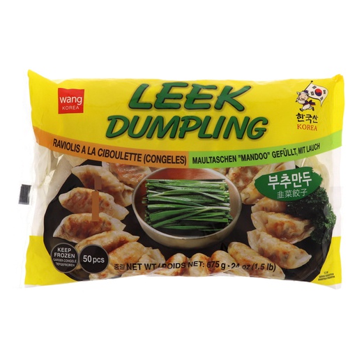 [80375] 韩国 王牌 韭菜饺子 675g | WANG Dumpling leek 675g