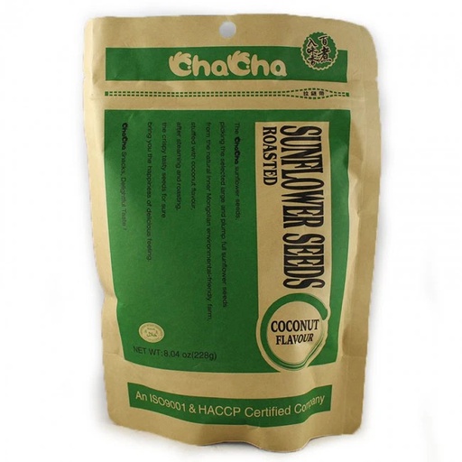[60638] Chacha Sunflower Seeds Coconut 228g | 洽洽 椰子味瓜子 228g