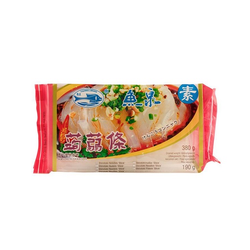 [30696] Fish Well Shirataki Noodles Stick 380g | 鱼泉 白泷(蒟蒻)面条 380g