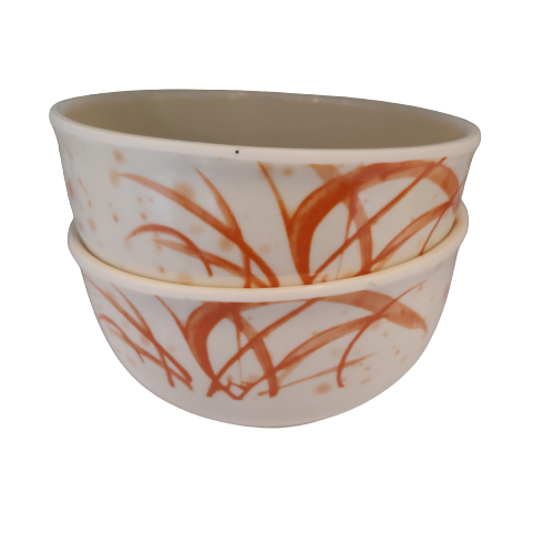 [70306] Melamine 4.4'' Rounded Bowl Autumn Grass 4045 | 密胺4.4''直身碗 秋草 4045