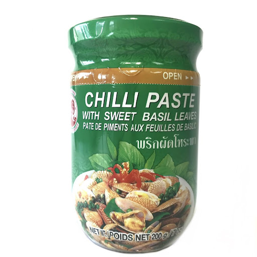 [40246] COCK Chilli Paste with Sweet Basil 200g | 泰国香叶辣椒酱 200g