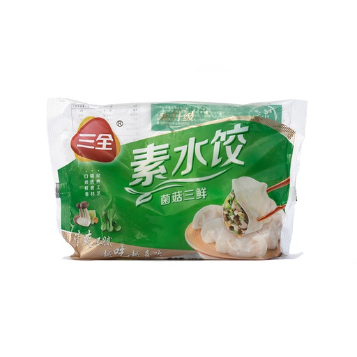 [80331] 三全 菌菇三鲜水饺 500g | SQ Dumplings Svamp&Pak Choi 500g