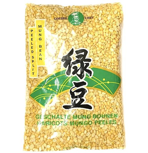 [30188] GOLDEN CHEF Peeled Split Mung Bean 400g | GOLDEN CHEF 去皮绿豆 400g