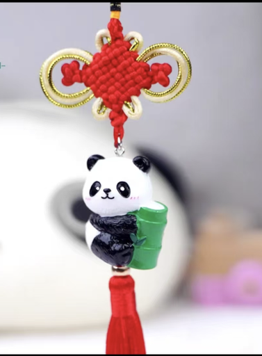 [90135] Creative Souvenir Panda Decoration Chinese Knot /pcs | 创意挂饰 熊猫中国结 /pcs