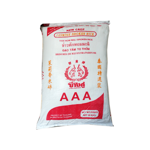 [30871] Thai Jasmine Broken Rice 20kg | 双象 泰国碎米 20kg