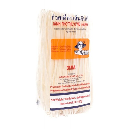 [30691] Farmer 河粉 (3mm) 400g | Farmer Rice Sticks (Straight) 3mm 400g