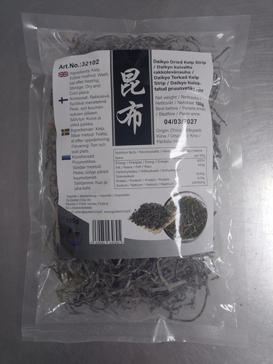 [32102] 大京 昆布(海带丝) 100g | Daikyo Dried Kelp Strip 100g 
