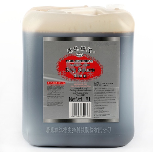 [40463] PRB light soy sauce 8L | 珠江桥 生抽 8L