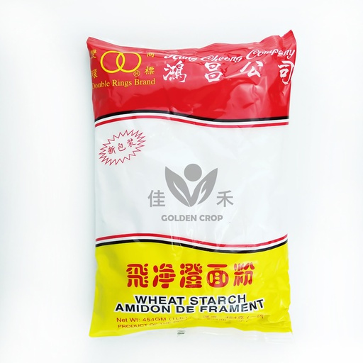[30309] 鸿昌 飞净澄面粉 454g | Double Rings Brand Wheat Starch 454g