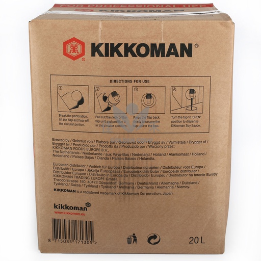[50093] Kikkoman Soy Sauce 20L | 万字牌 酱油 20L