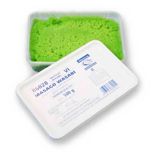 [80903] 多春鱼子 (绿) 500g | Masago Wasabi 500g