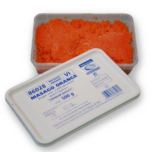 [80901] 多春鱼子 (橙) 500g | Masago Orange 500g